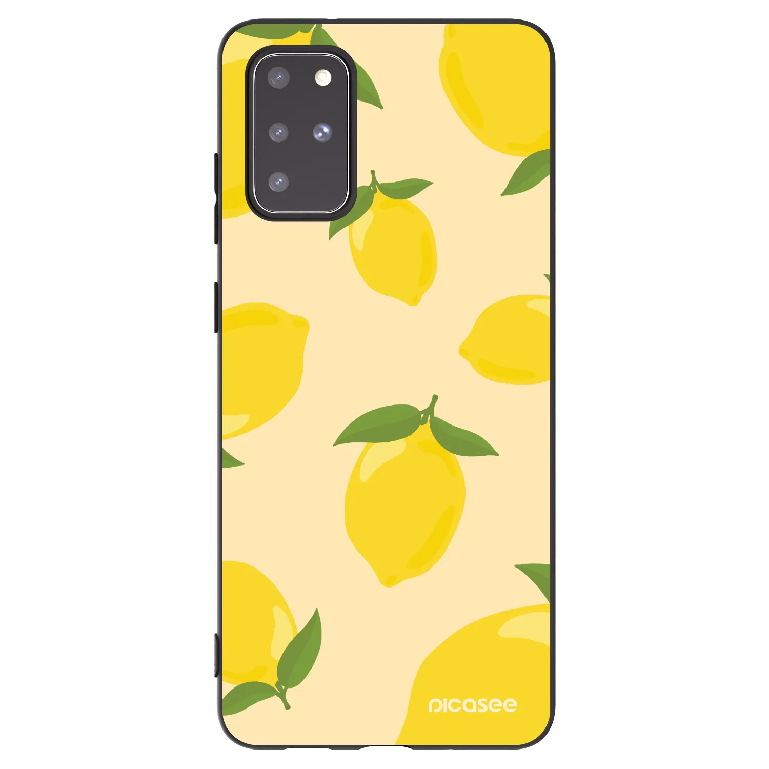 Picasee silikónový čierny obal pre Samsung Galaxy S20+ G985F - Limoncella