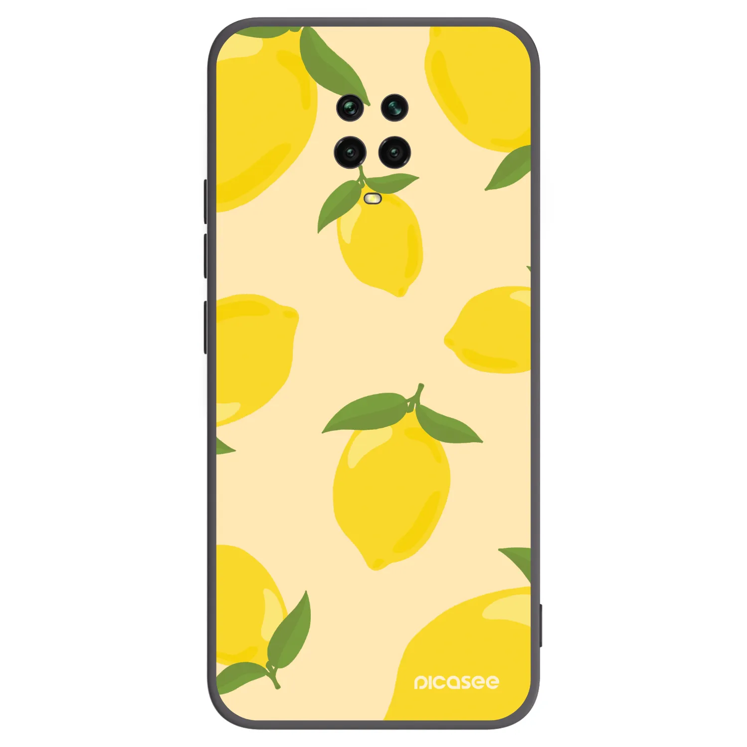 Picasee silikónový čierny obal pre Xiaomi Redmi Note 9 Pro - Limoncella