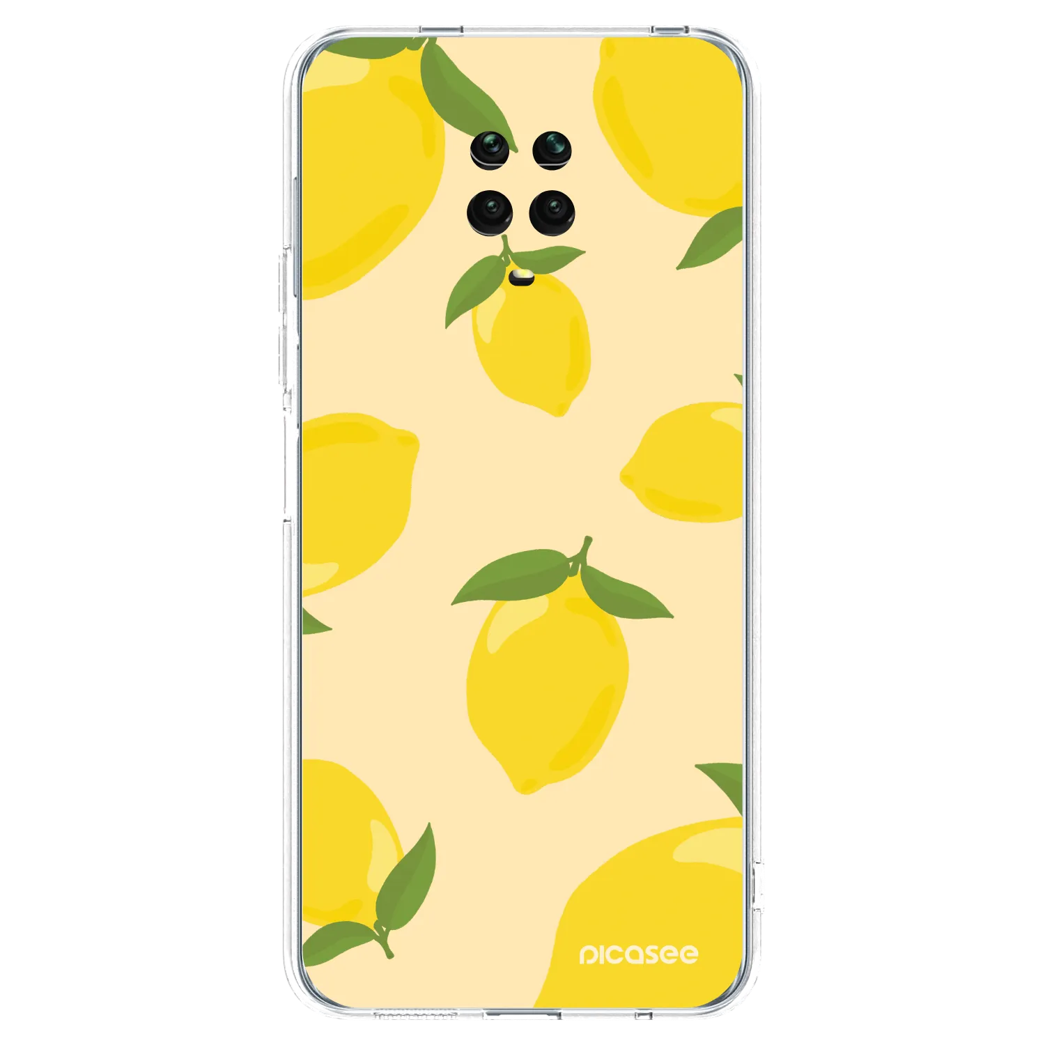 Picasee silikónový prehľadný obal pre Xiaomi Redmi Note 9S - Limoncella