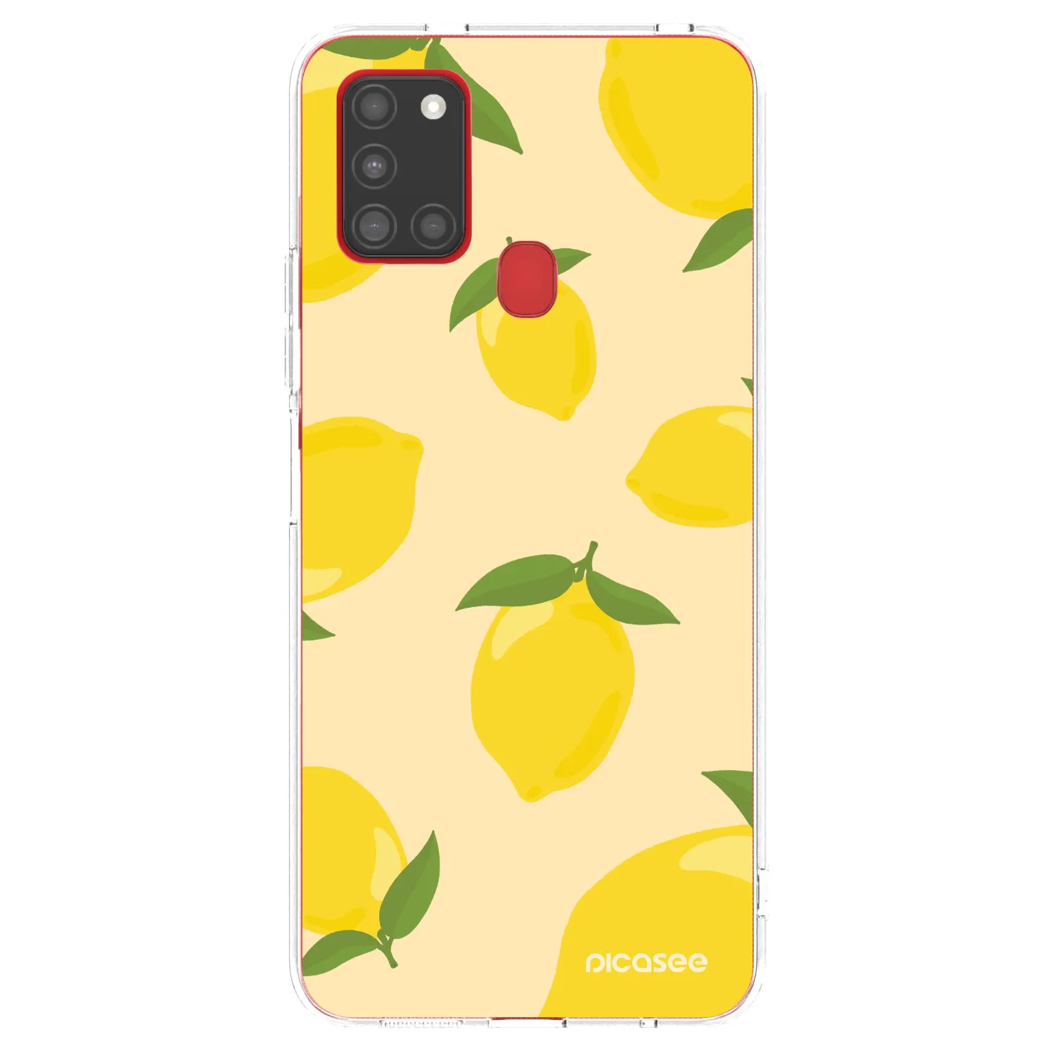 Picasee silikónový prehľadný obal pre Samsung Galaxy A21s - Limoncella