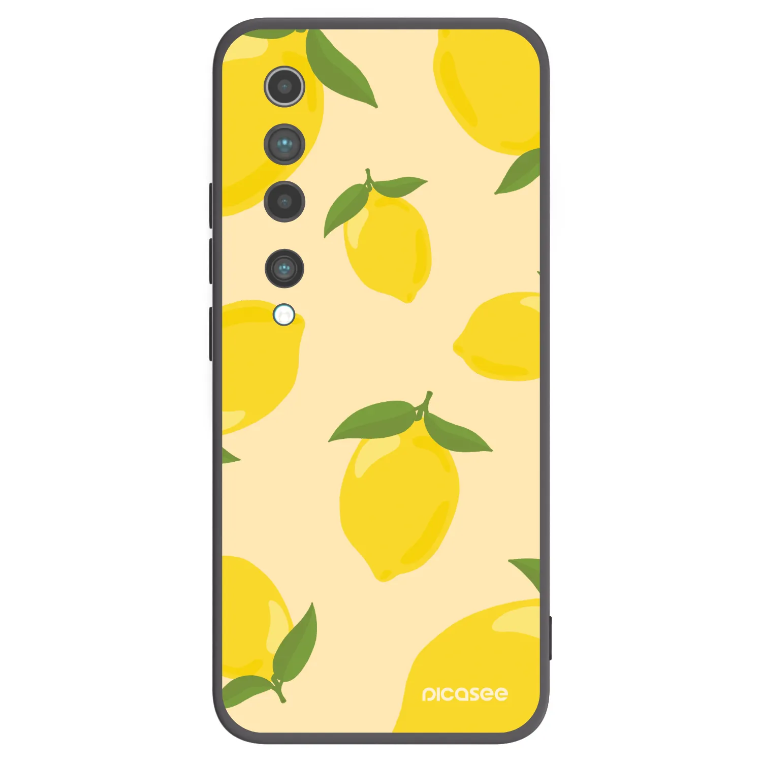 Picasee silikónový čierny obal pre Xiaomi Mi 10 - Limoncella