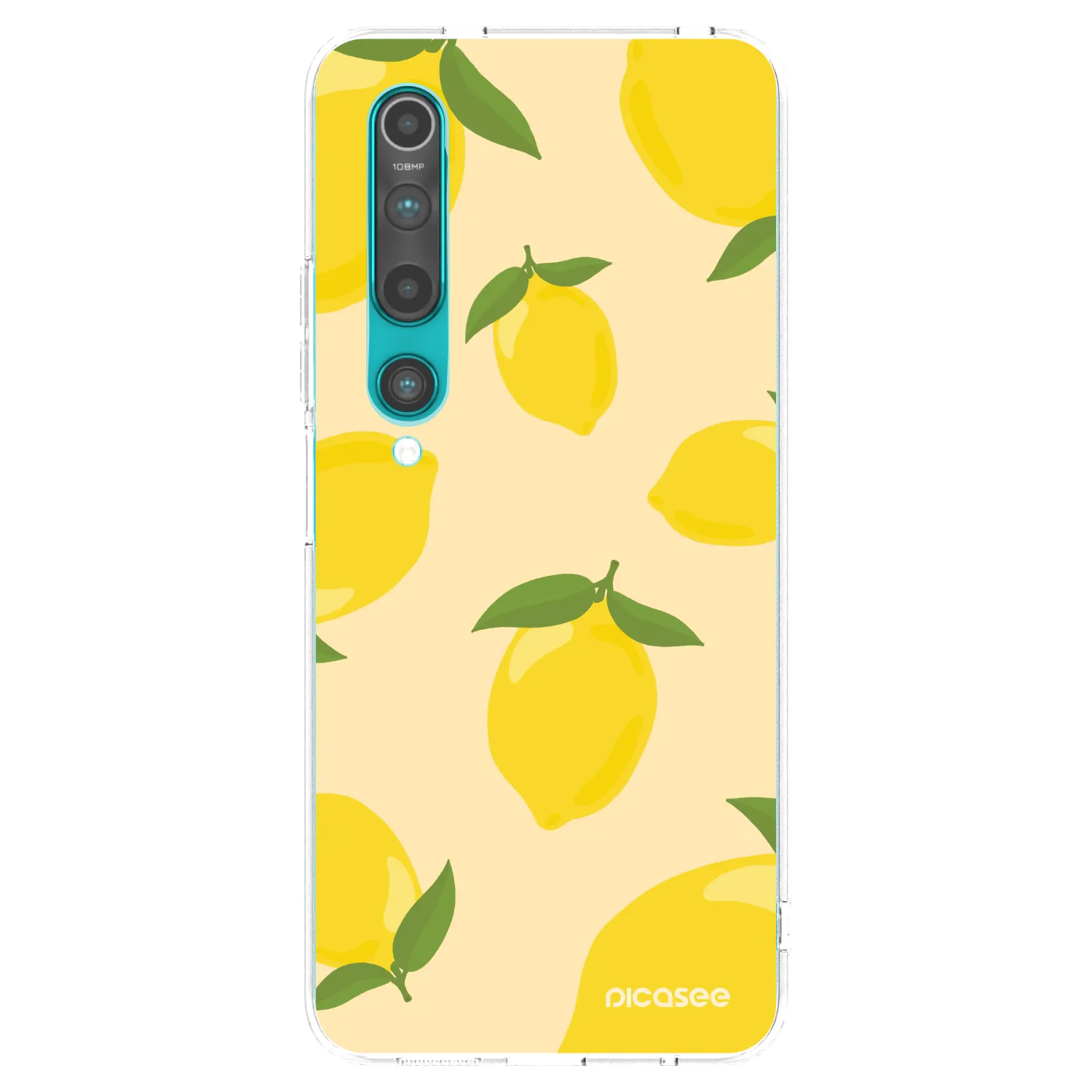 Picasee silikónový prehľadný obal pre Xiaomi Mi 10 - Limoncella