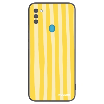 Obal pre Samsung Galaxy M11 - Lines lemon