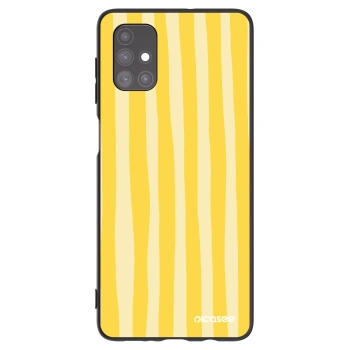 Obal pre Samsung Galaxy M51 M515F - Lines lemon
