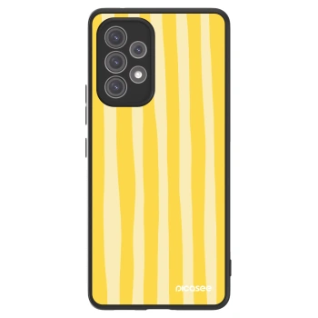 Obal pre Samsung Galaxy A52 5G A525F - Lines lemon