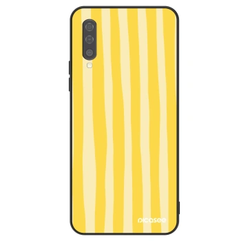 Obal pre Samsung Galaxy A50 A505F - Lines lemon