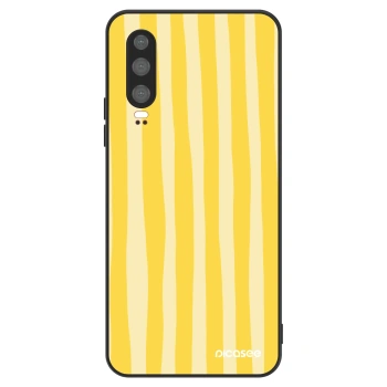 Obal pre Huawei P30 - Lines lemon