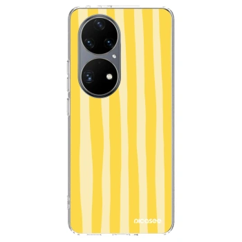Obal pre Huawei P50 - Lines lemon