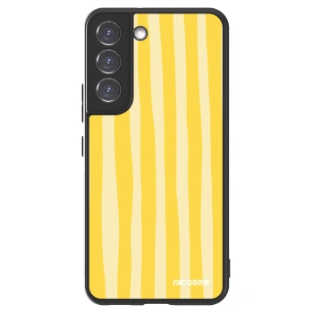 Obal pre Samsung Galaxy S22 5G - Lines lemon