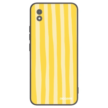 Picasee silikónový čierny obal pre Realme C11 (2021) - Lines lemon