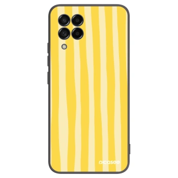 Obal pre Samsung Galaxy M53 5G - Lines lemon