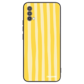 Obal pre Motorola Moto E40 - Lines lemon