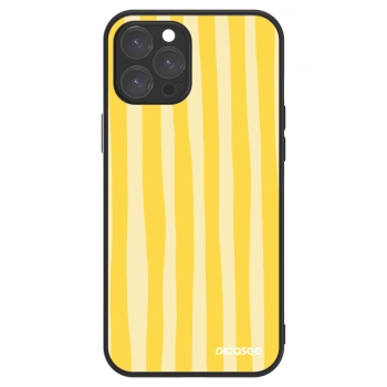 Picasee ULTIMATE CASE MagSafe pro Apple iPhone 12 Pro Max - Lines lemon
