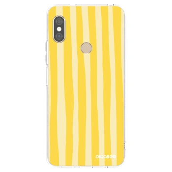 Obal pre Xiaomi Redmi Note 5 Global - Lines lemon