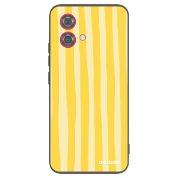 Obal pre Motorola Moto G84 5G - Lines lemon