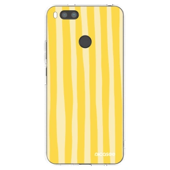 Obal pre Xiaomi Mi A1 Global - Lines lemon