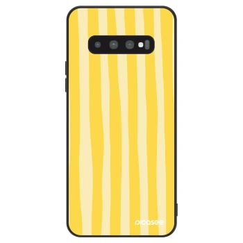 Obal pre Samsung Galaxy S10 Plus G975 - Lines lemon
