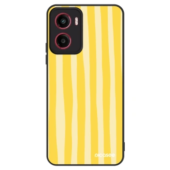Obal pre Motorola Moto G05 - Lines lemon