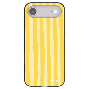 Picasee silikónový čierny obal pre Apple iPhone Air - Lines lemon