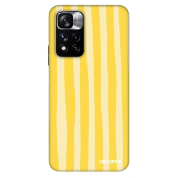 Obal pre Xiaomi Redmi Note 11 Pro - Lines lemon
