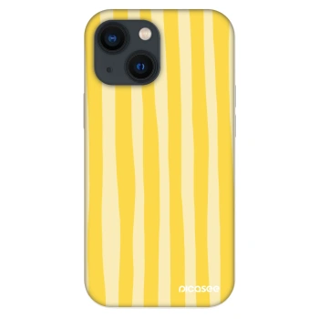 Obal pre Apple iPhone 13 mini - Lines lemon