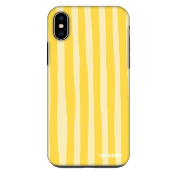 Obal pre Apple iPhone XS Max - Lines lemon