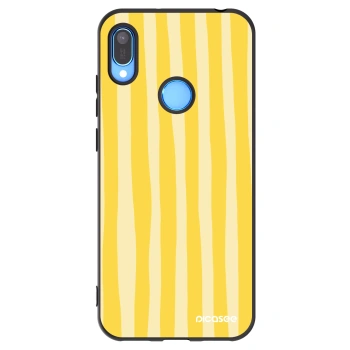 Obal pre Huawei Y6 2019 - Lines lemon