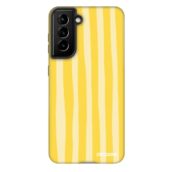 Obal pre Samsung Galaxy S21 5G G991B - Lines lemon