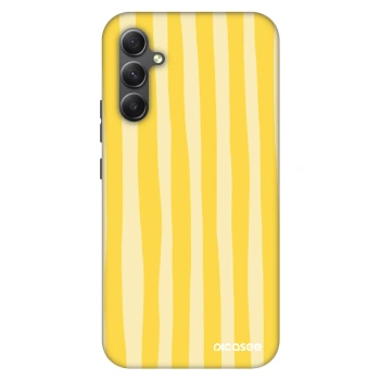 Obal pre Samsung Galaxy A34 5G A346B - Lines lemon