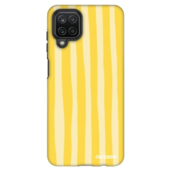 Obal pre Samsung Galaxy A12 A125F - Lines lemon