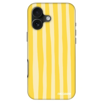 Obal pre Apple iPhone 16 - Lines lemon