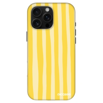 Obal pre Apple iPhone 16 Pro Max - Lines lemon