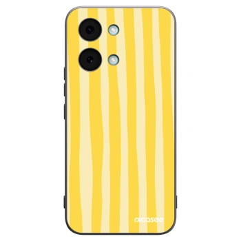 Picasee silikónový čierny obal pre Xiaomi Poco X8 Pro Max - Lines lemon