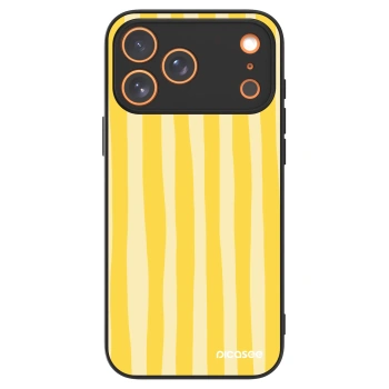 Picasee ULTIMATE CASE pro Apple iPhone 18 Pro Max - Lines lemon