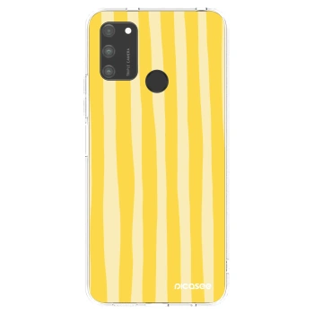Obal pre Honor 9A - Lines lemon
