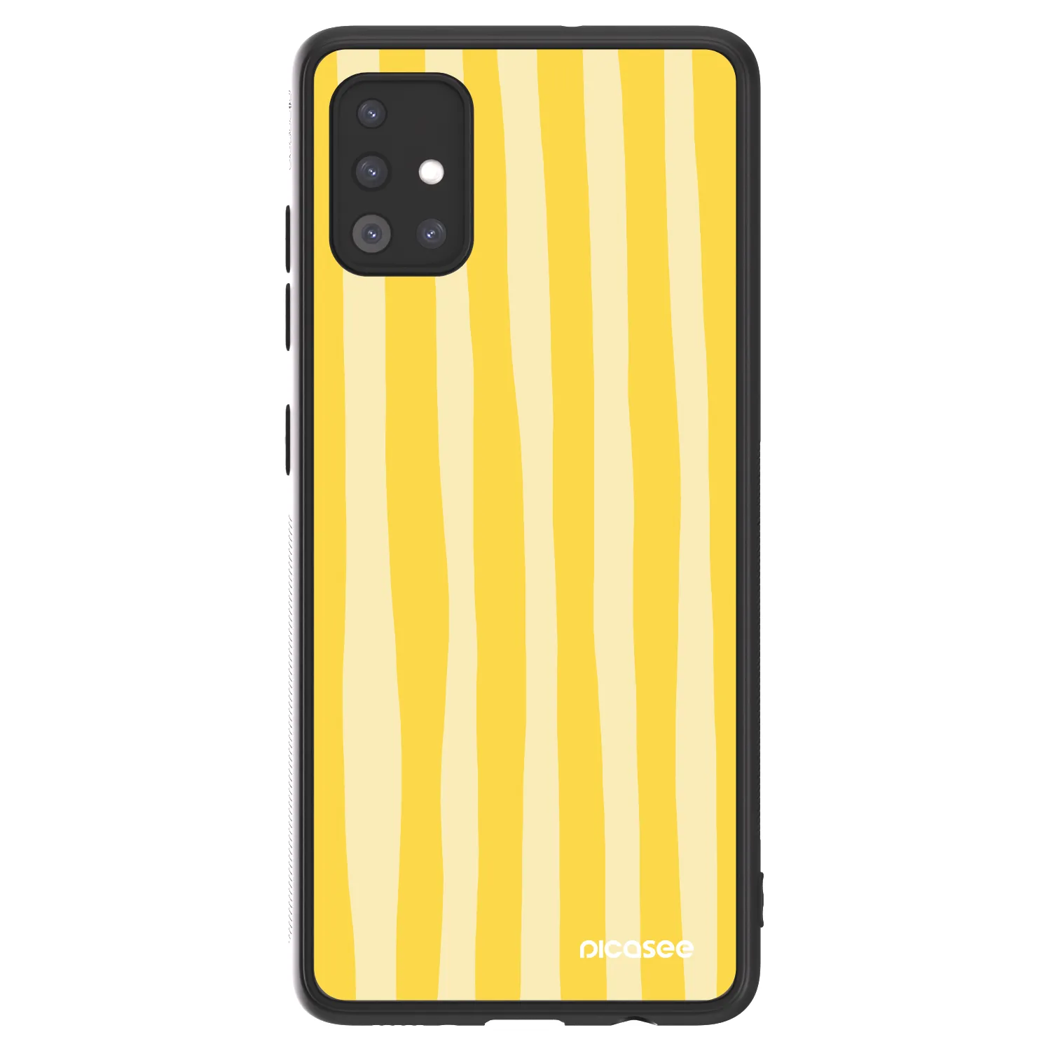 Picasee ULTIMATE CASE pro Samsung Galaxy A51 A515F - Lines lemon