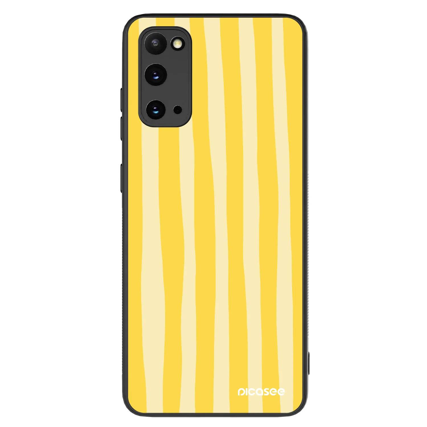 Picasee ULTIMATE CASE pro Samsung Galaxy S20 G980F - Lines lemon
