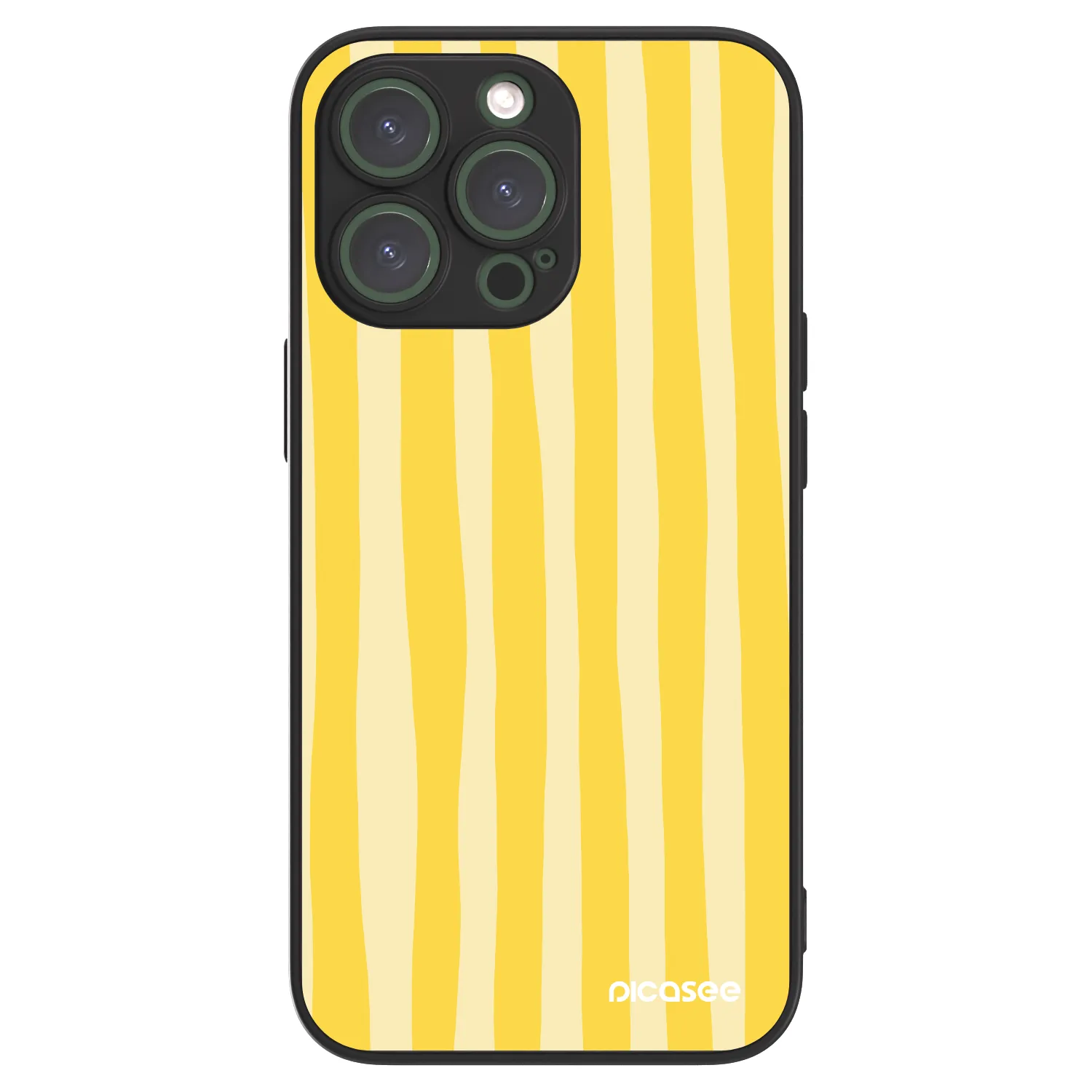Picasee ULTIMATE CASE pro Apple iPhone 13 Pro - Lines lemon