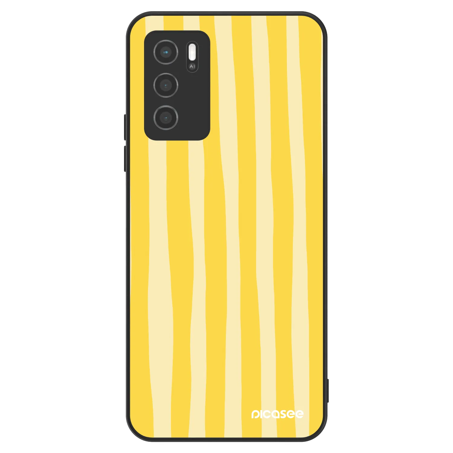 Picasee ULTIMATE CASE pro OPPO A16s - Lines lemon