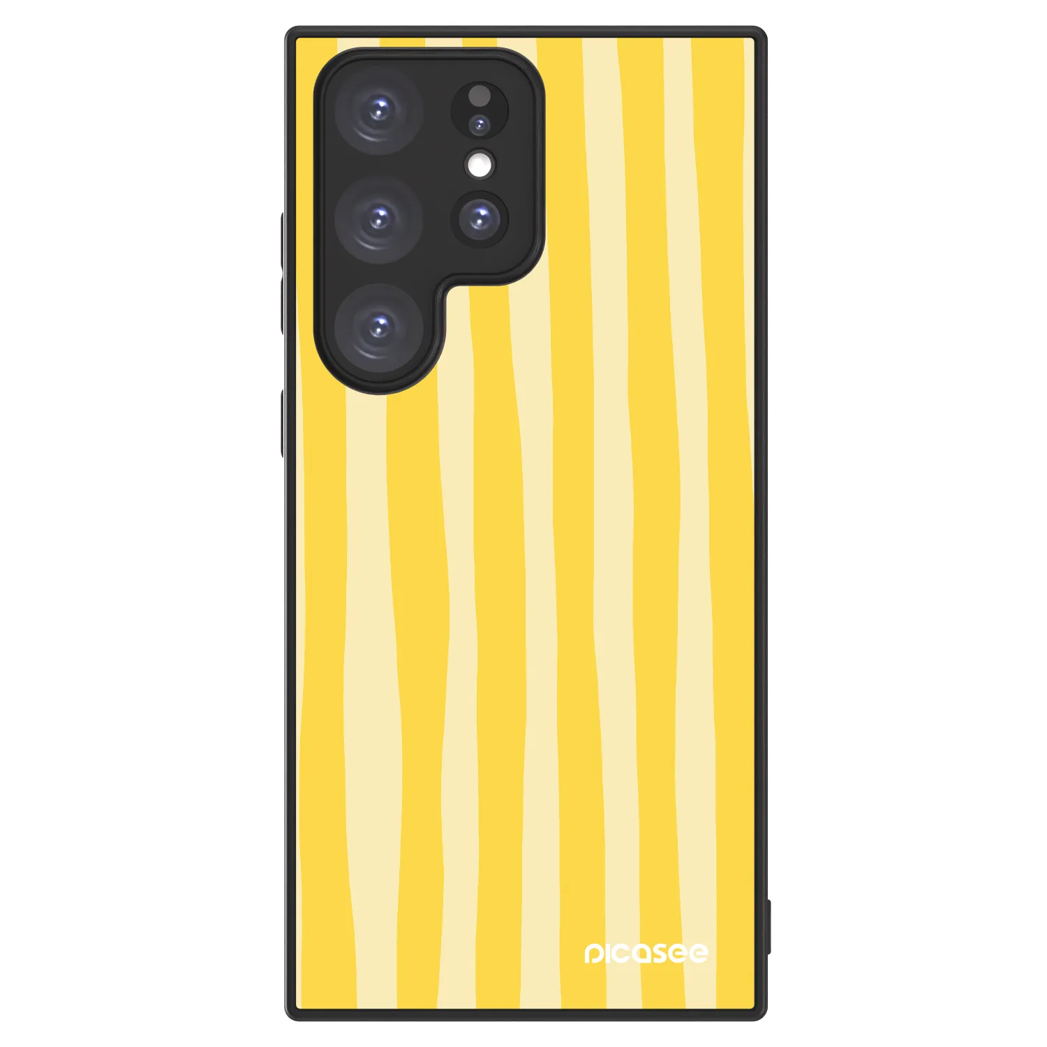 Picasee ULTIMATE CASE pro Samsung Galaxy S23 Ultra 5G - Lines lemon