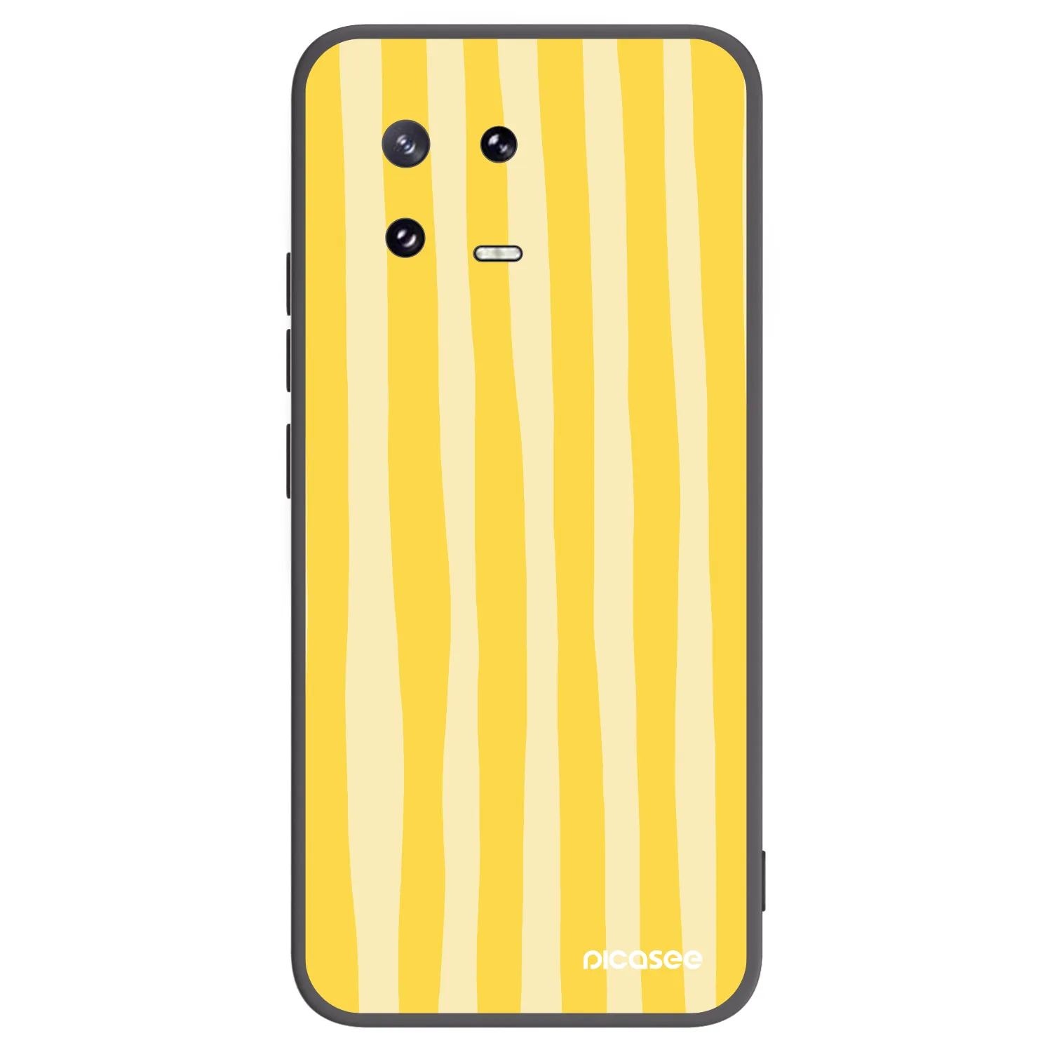Picasee silikónový čierny obal pre Xiaomi 13 Pro - Lines lemon