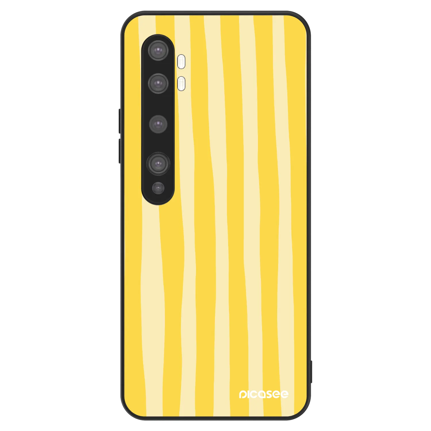 Picasee ULTIMATE CASE pro Xiaomi Mi Note 10 (Pro) - Lines lemon