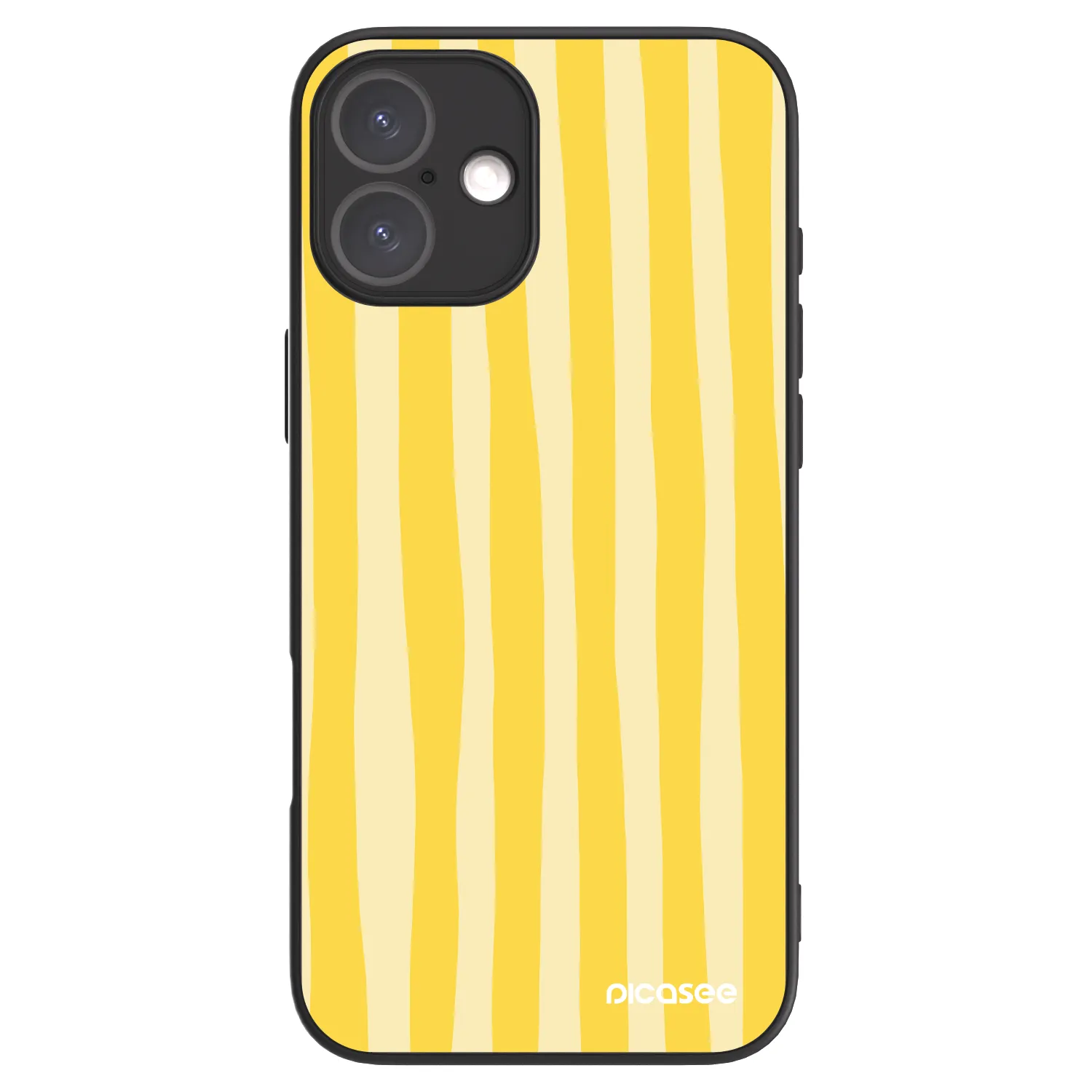 Picasee ULTIMATE CASE pro Apple iPhone 16 Plus - Lines lemon