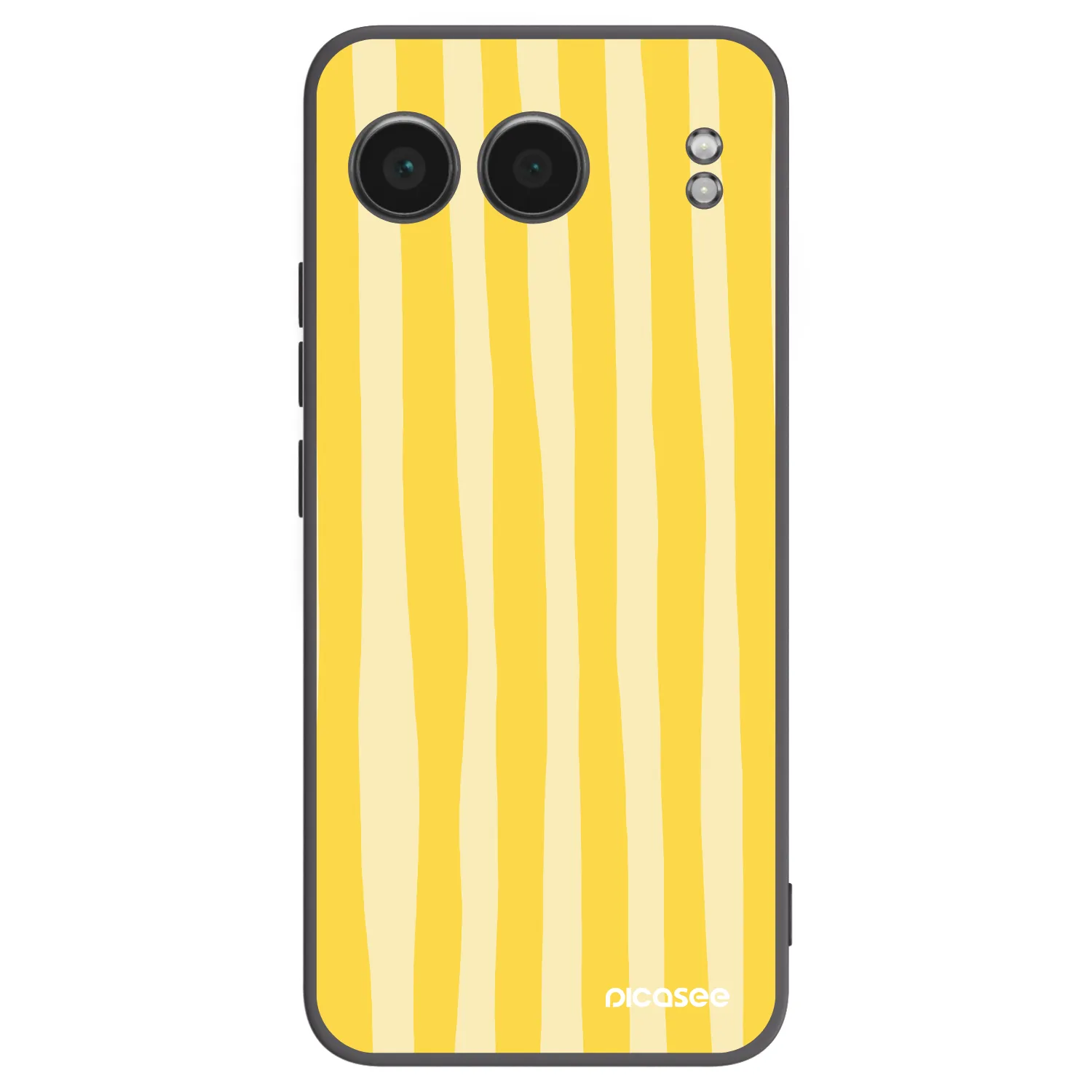 Picasee silikónový čierny obal pre OnePlus Nord 4 - Lines lemon