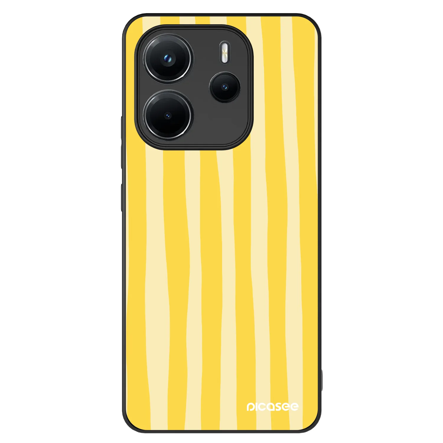 Picasee ULTIMATE CASE pro Xiaomi Redmi Note 14 4G - Lines lemon
