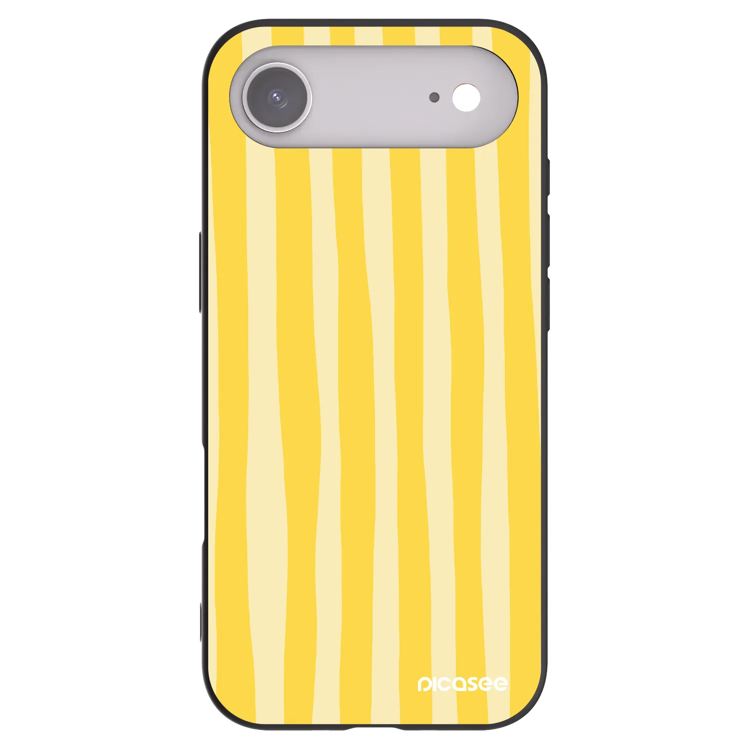 Picasee silikónový čierny obal pre Apple iPhone Air - Lines lemon