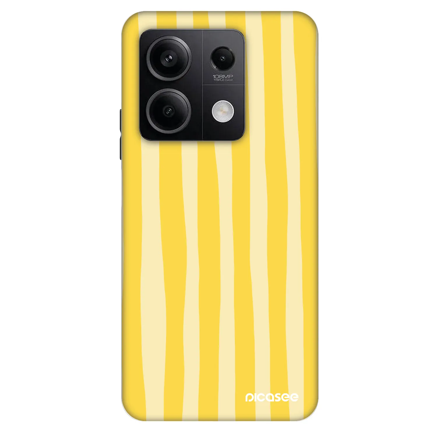 Picasee Fashion Case pre Xiaomi Redmi Note 13 5G - Lines lemon