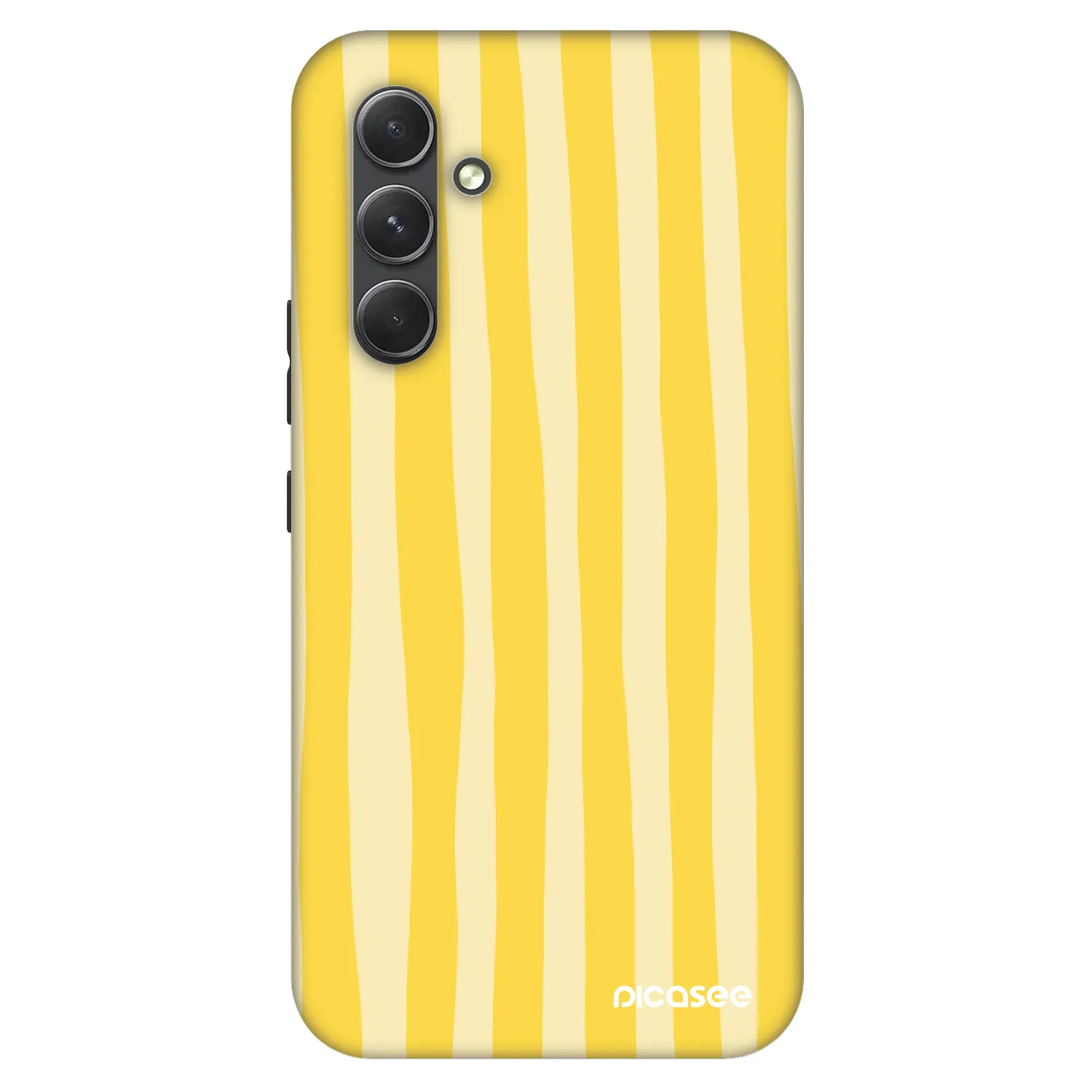 Picasee Fashion Case pre Samsung Galaxy A54 5G A546B - Lines lemon