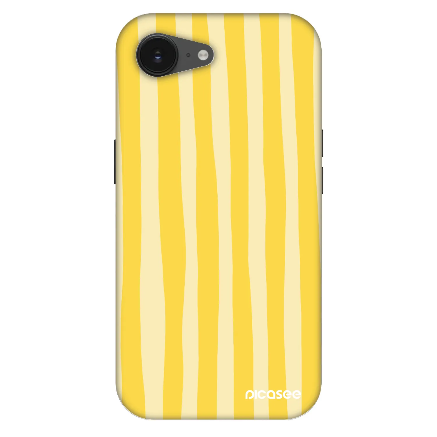Picasee Fashion Case MagSafe pre Apple iPhone 16e - Lines lemon