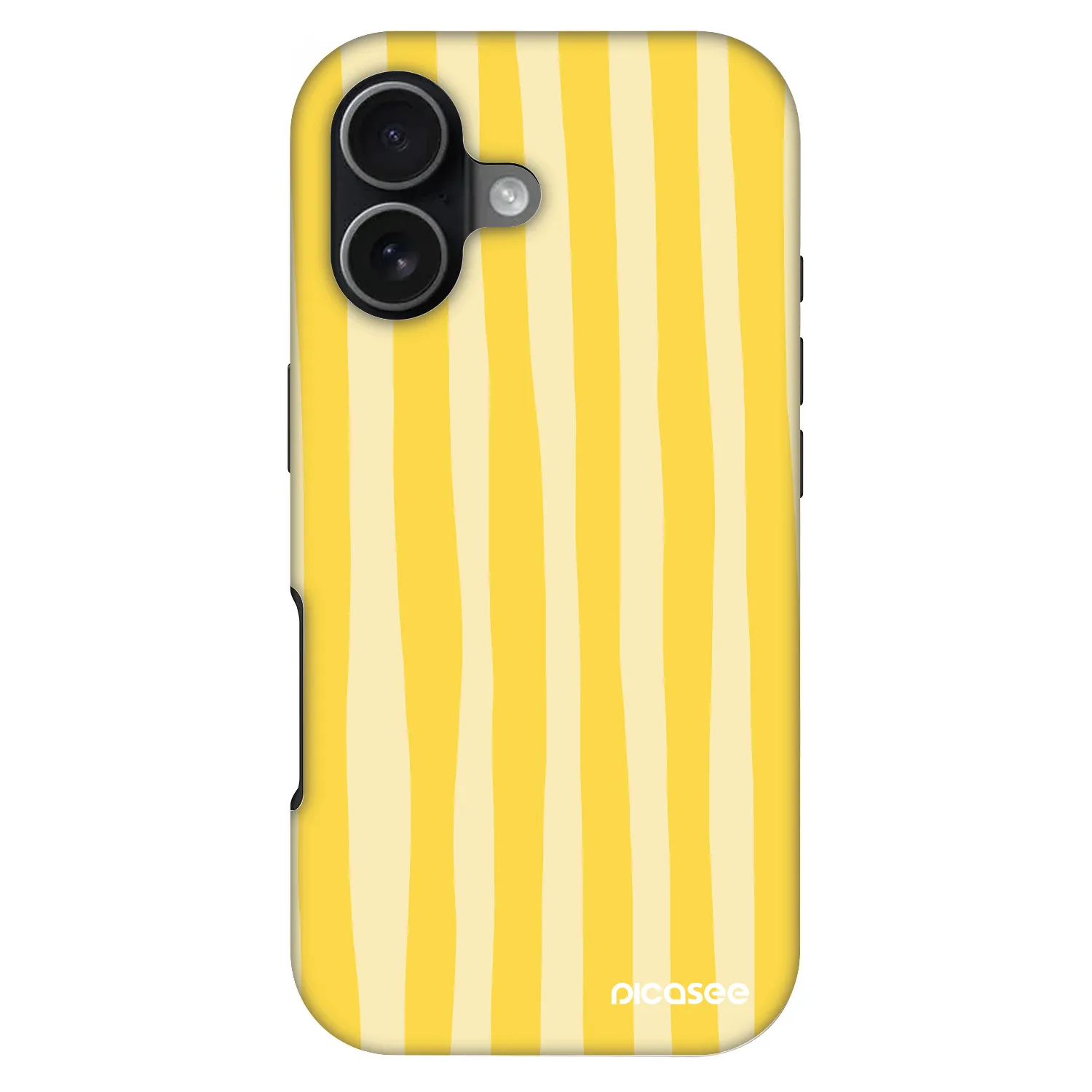 Picasee Fashion Case MagSafe pre Apple iPhone 17 - Lines lemon